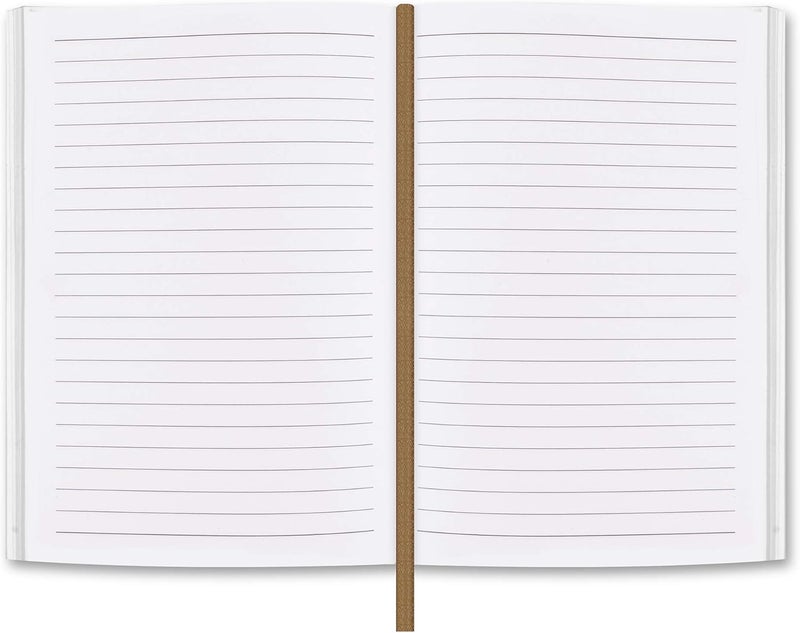 Moonster Lined Journal Notebook Paper for Refillable Leather Journals 8.25 x 5.75 with Built-in Bookmark – Premium Milled Inserts A5 Refill Paper 70gsm Sheets Ruled Notepad Inches - 320 Pages - Image 1