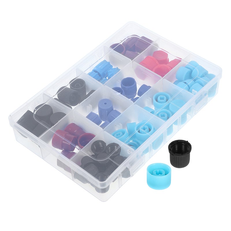 Valve Core Caps, Protects Air Conditioning Units, Compatible with R134a R12 Systems - Image 4