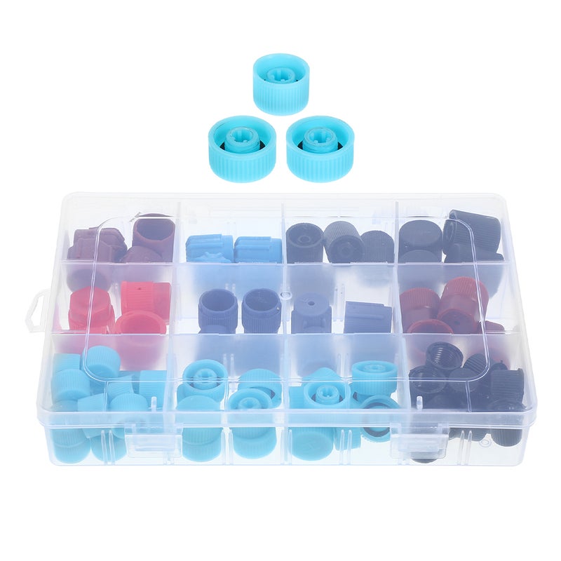 Valve Core Caps, Protects Air Conditioning Units, Compatible with R134a R12 Systems - Image 3