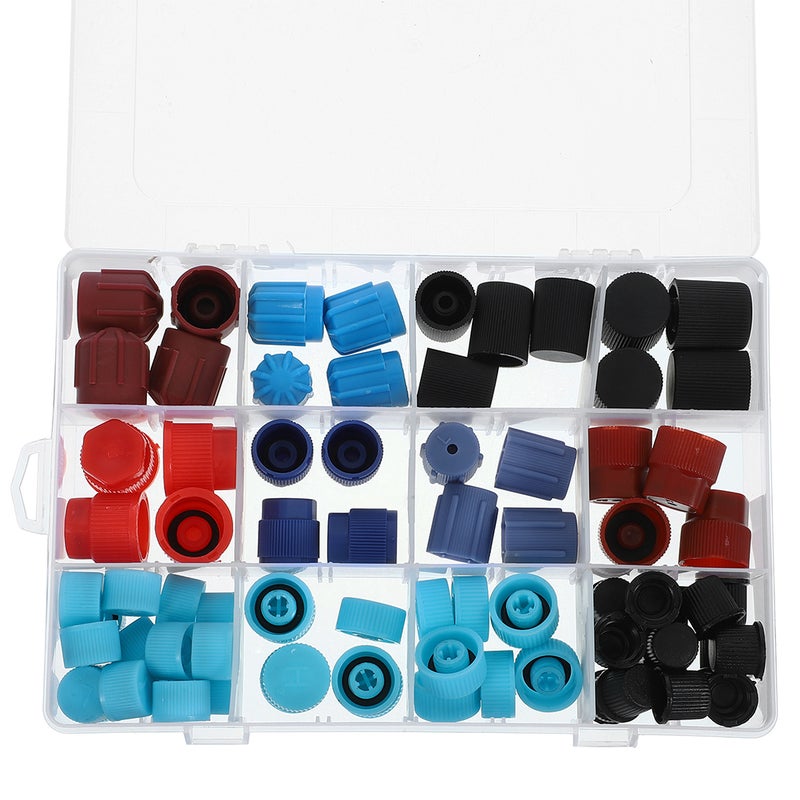 Valve Core Caps, Protects Air Conditioning Units, Compatible with R134a R12 Systems - Image 5