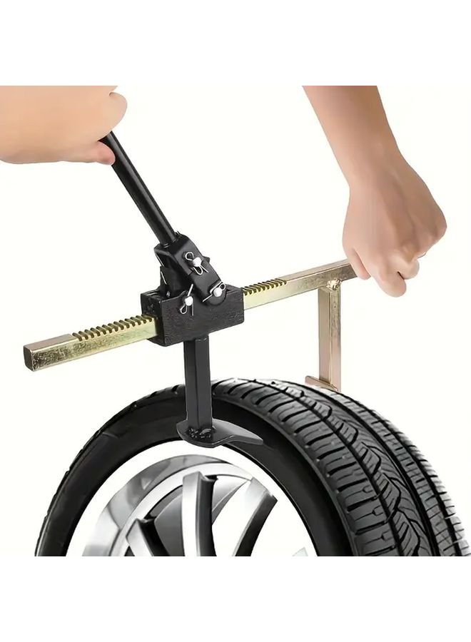 Heavy Duty Manual Tire Remover Small High Strength Steel Construction Tire Shatter Tool Durable Rivet Breaker Insert Device No Inner Tube Puller Suitable For All Vehicle Types Performance Car Truck Tire Change Machine No Charging Required Multifunctional Tire Service Equipment - Image 1