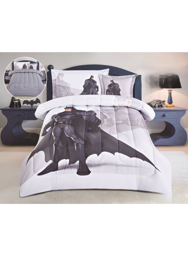 Children's summer bedding set with cheerful designs, microfiber, 4 pieces, size 170*230 cm