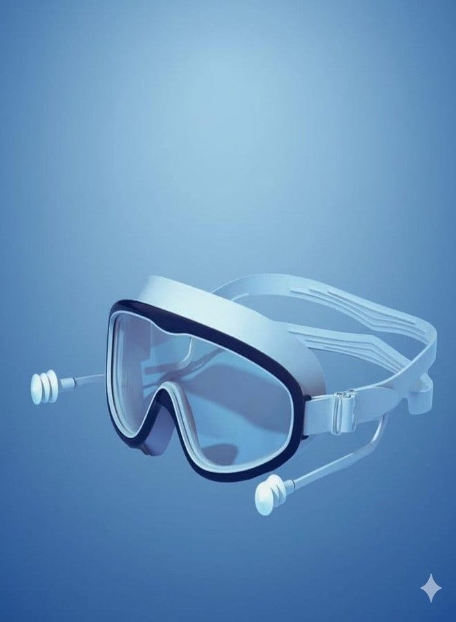 STARLIX Leak-Proof Clear Vision Swim Goggles Professional Swimming Goggles for Adults - Anti-Fog, Waterproof, UV Shield Lenses Comfort Fit Swim Goggles with Ear Plugs - Crystal Clear View Underwater - Image 1