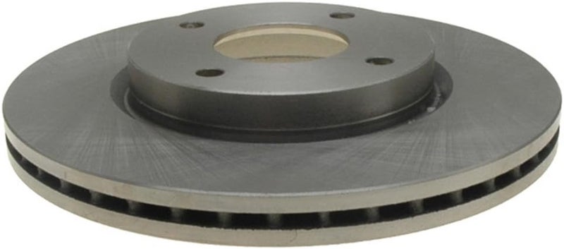 Raybestos R-Line Replacement Front Disc Brake Rotor for Nissan Cube, Sentra, Tiida, and Versa Models