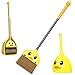 VIPAMZ Mini Broom and Dustpan Set for Kids Cute Yellow Duck for Girls Boys Toddler Broom Set for Household Cleaning and Pretend Play Perfect for Toddlers Preschooler - Image 3