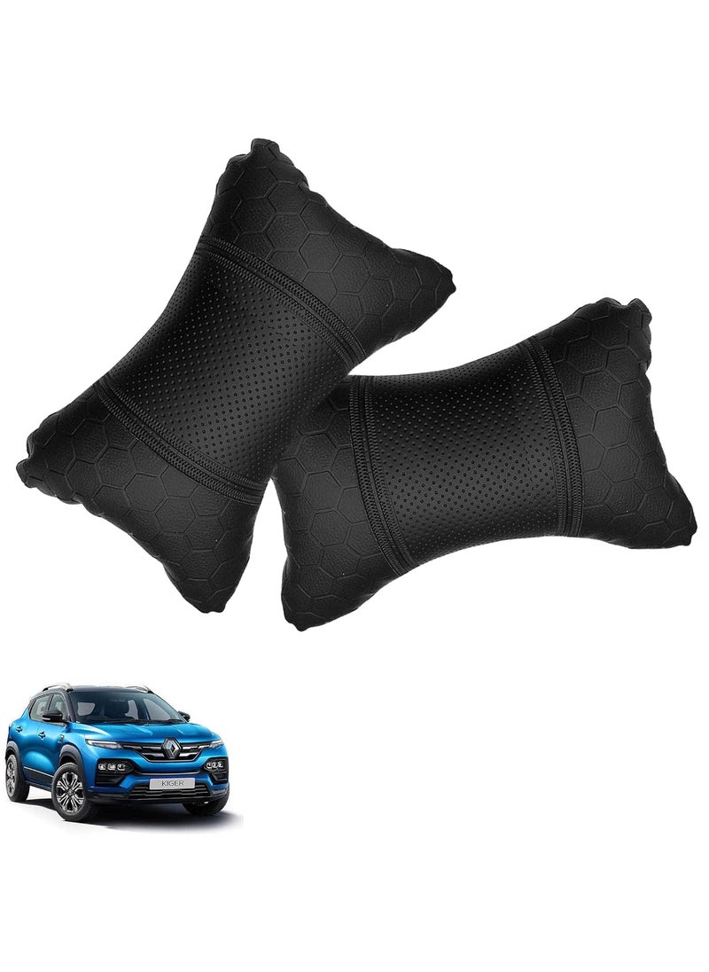 Adroitz Adroitz Football Print Design Black Car Seat Cushion for Kiger_PR490  - Image 1