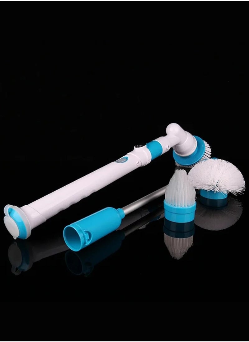 Hurricane - Power Spin Scrubber Cleaning Brush Upgraded Electric Scrubber With 3 Brush Heads, Extension Handle, Rechargeable Battery Turbo Cordless Handheld Brush For Bathroom, Floor, Tile, Shower, Bathtub - Image 1