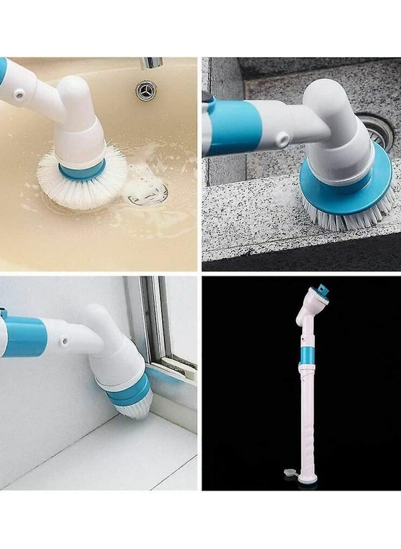 Hurricane - Power Spin Scrubber Cleaning Brush Upgraded Electric Scrubber With 3 Brush Heads, Extension Handle, Rechargeable Battery Turbo Cordless Handheld Brush For Bathroom, Floor, Tile, Shower, Bathtub - Image 1