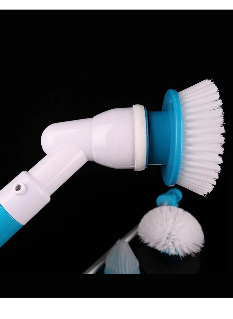 Hurricane - Power Spin Scrubber Cleaning Brush Upgraded Electric Scrubber With 3 Brush Heads, Extension Handle, Rechargeable Battery Turbo Cordless Handheld Brush For Bathroom, Floor, Tile, Shower, Bathtub - Image 1