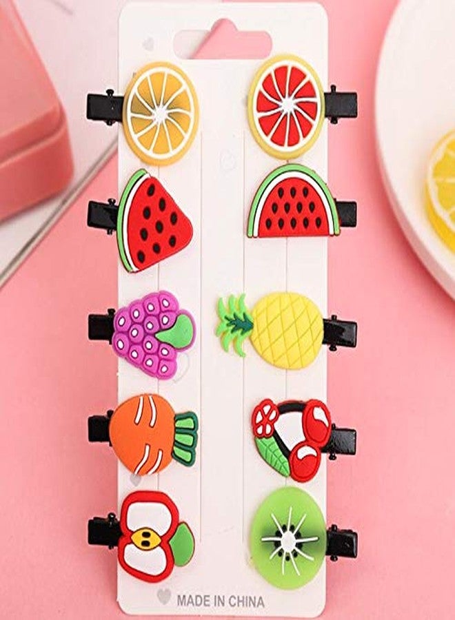 هوم مايتس مجموعة مشابك شعر متعددة الألوان من هوم ميتس، 10 قطع، بتصميم قوس قزح، وحيد القرن، والآيس كريم، دبابيس شعر للأطفال والفتيات الصغيرات، إكسسوارات شعر للبنات الصغيرات - Image 3