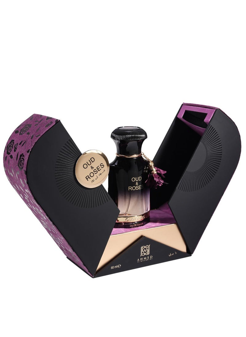 Ahmed Al Maghribi - Oud and Roses Extrait De Parfum, 60 ML - Image 1