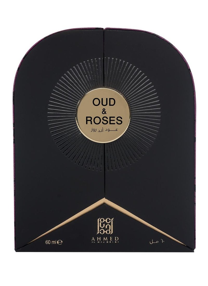 Ahmed Al Maghribi - Oud and Roses Extrait De Parfum, 60 ML - Image 1