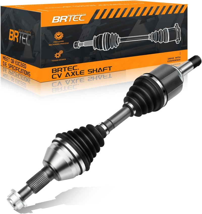 BRTEC 3.6L V6 Front CV Axle Shaft Assembly for Chevy Malibu, Pontiac G6, Saturn Aura - Left Driver Side - Image 1