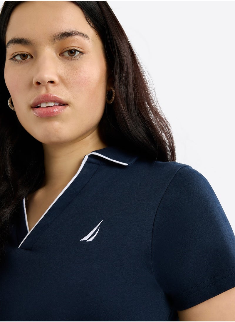 NAUTICA - Essential Regular Fit Premium Cotton Logo Polo Shirt - Image 1