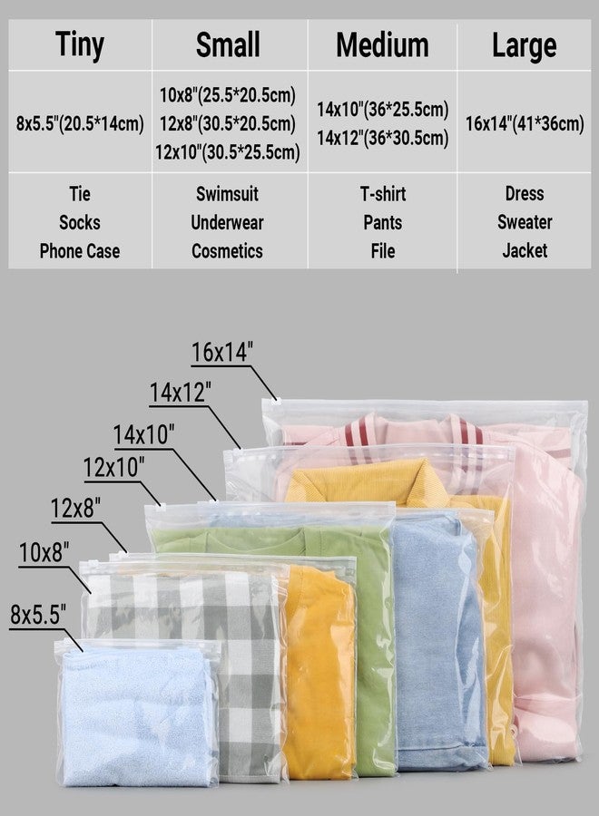 Svaldo Swimsuit Bags Storage Clear, Clothing Packaging Bags for Bikini, Swimwear, Bathing Suit Storage, T Shirt Packaging, 10x8 inch, Pack of 25, 3 Mil with Vent Holes - Image 2