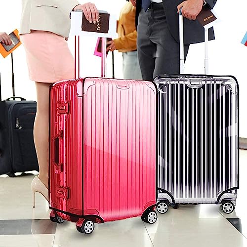 Esholife Luggage Covers for Suitcase Tsa Approved Clear PVC Waterproof Suitcase Covers Luggage Protectors 2932Inch 2716H x 2027L x 1240W - Image 3