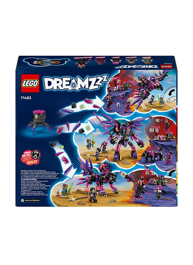 ليغو - مخلوقات كوابيس ساحرة العدم من LEGO® DREAMZzz™‍‌‎، ألعاب سحرية للأطفال، يمكنكم البناء على هيئة مرجل أو شخصية ذئب أو غراب، مجموعة لعب خيالية للصبيان والبنات بعمر 9 سنوات أو أكثر 71483 (457 قطعة) - Image 1