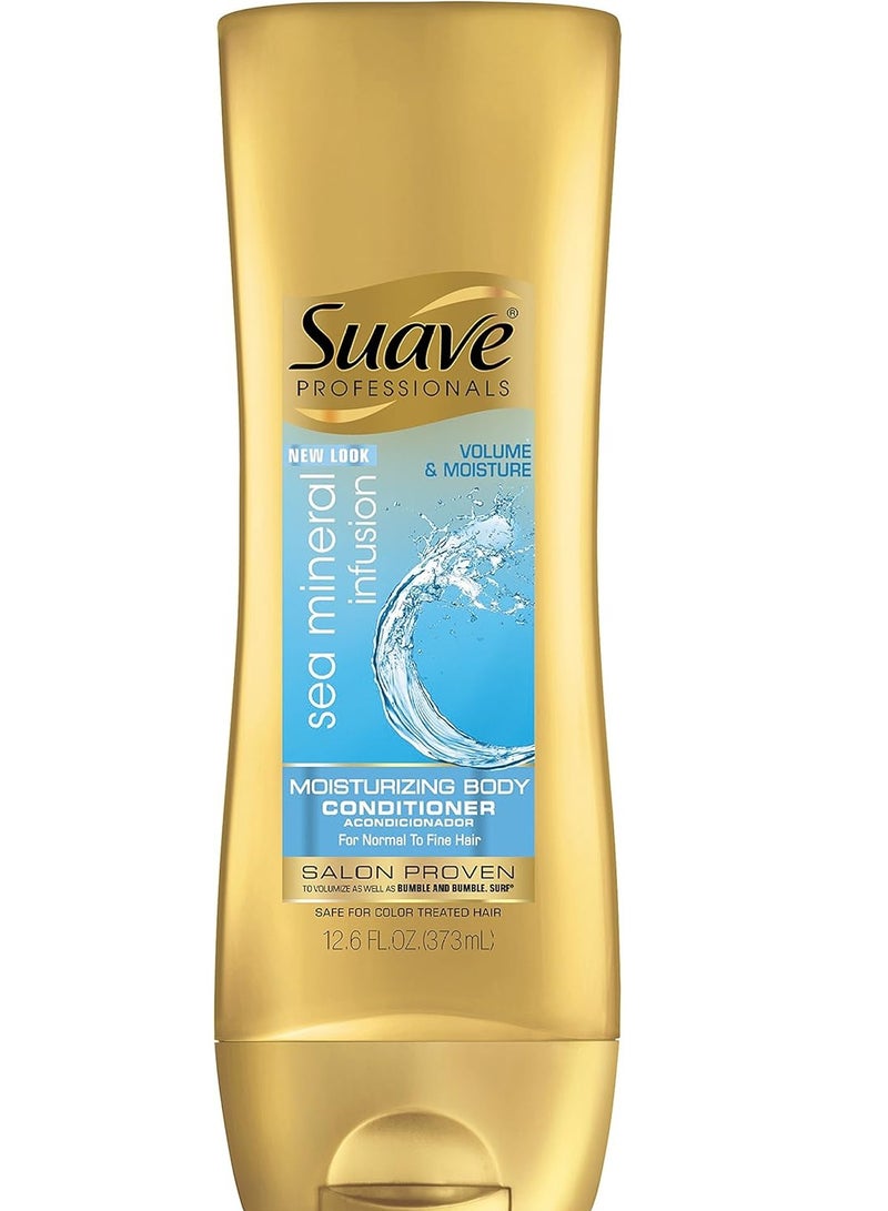Suave Professionals Sea Mineral Infusion Moisturizing Body Conditioner for Normal to Fine Hair – 373ml
