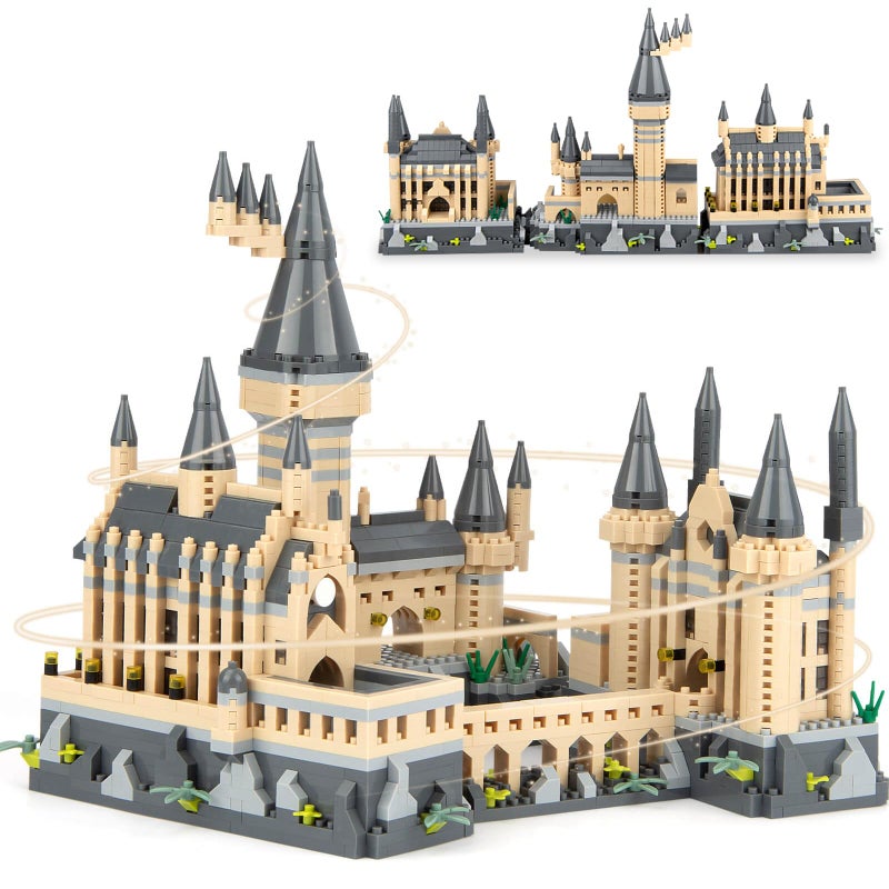 Vziimo Magic CastIe BuiIding Set MOC Architecture Micro BuiIding BIocks Kit CollectibIe Model Toys Gifts Toys for Adults Teens 14 2680 Pieces - Image 4
