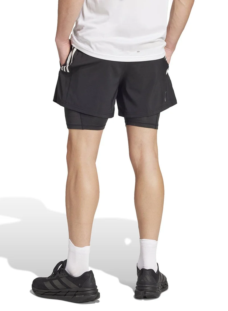 Adidas Otr B 2In1 Ps M M Black Running Shorts For Men