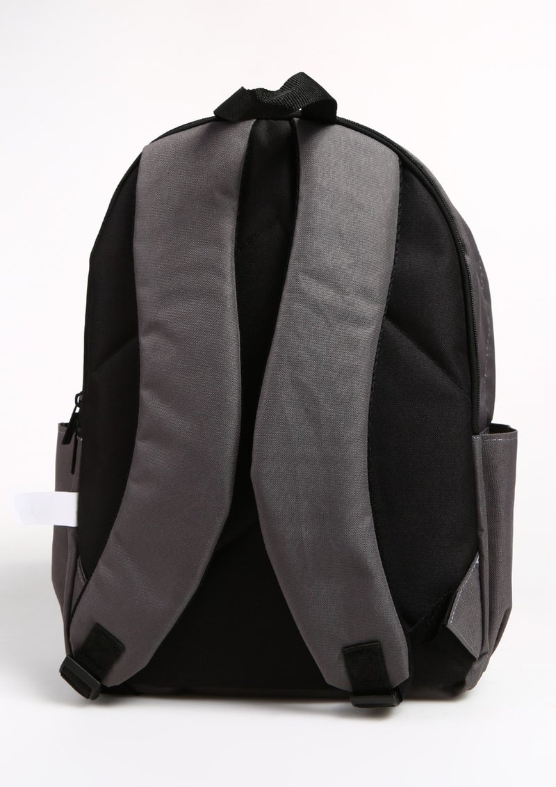 No Fear Gray Boy Backpack Double Compartment Backpack  - Image 3