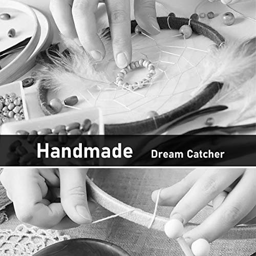 Awlee Blue Dream Catchers for Boys Handmade Dreamcatchers Kids Bedroom Wall Hanging Decoration Art Ornament Craft Gift - Image 2