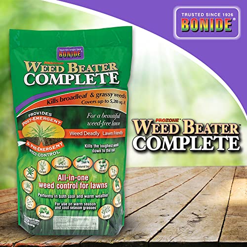 Bonide ProZone Weed Beater Complete, 10 lb. Ready-to-Use Lawn Friendly All-in-One Weed Control for Cool & Warm Weather - Image 2