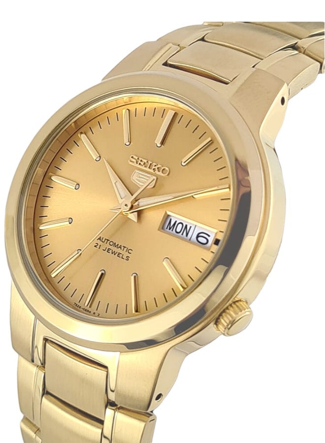 Seiko Classic 21 Jewels 37 mm Stainless Steel Watch for Men SNKA10K1 - Image 2