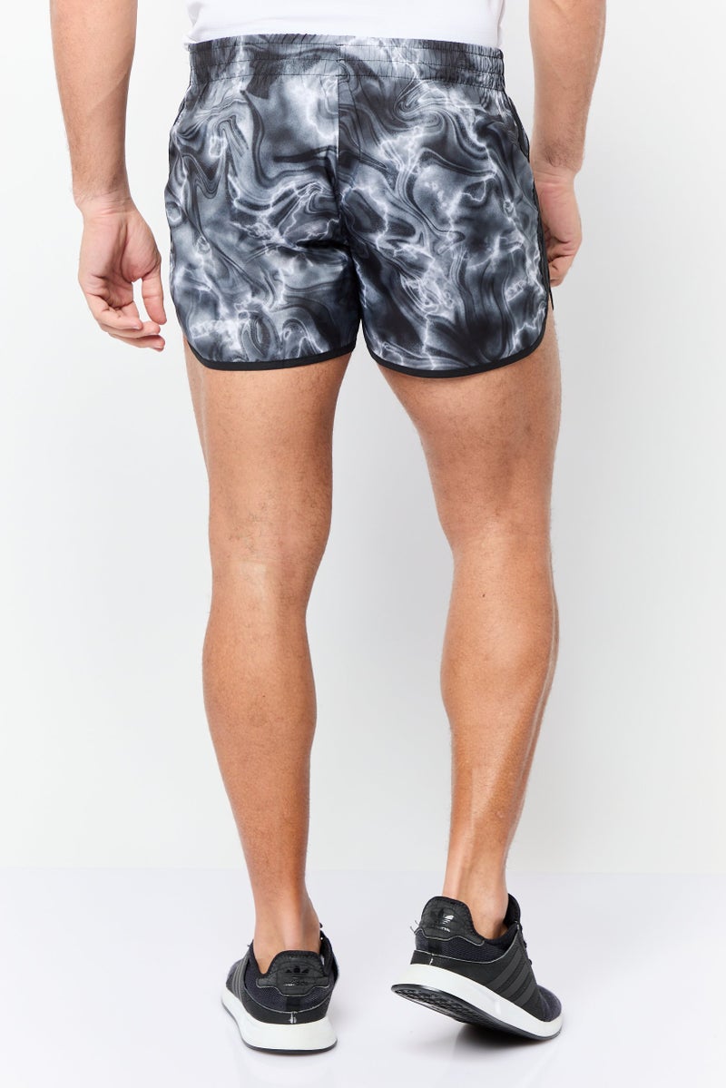 adidas Originals Men Sportswear FIt 4 Inseam Training Shorts, Grey  - Image 4