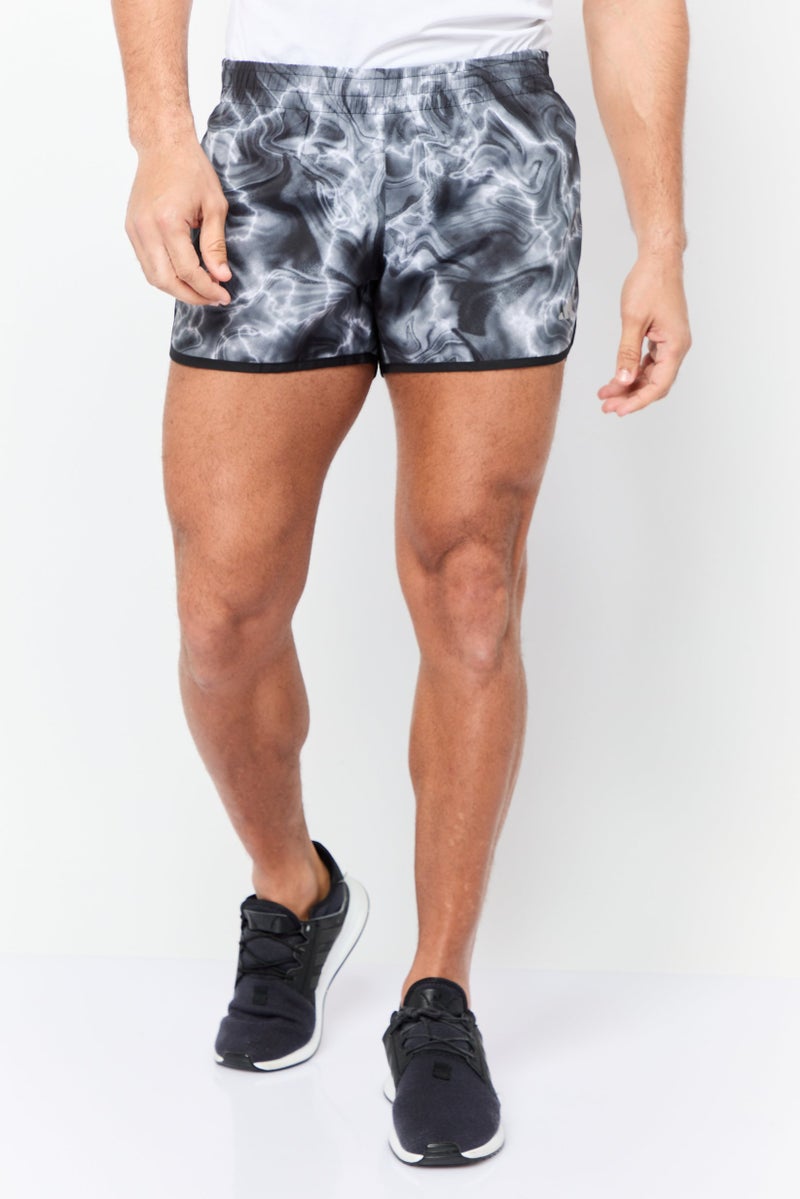 adidas Originals Men Sportswear FIt 4 Inseam Training Shorts, Grey  - Image 1
