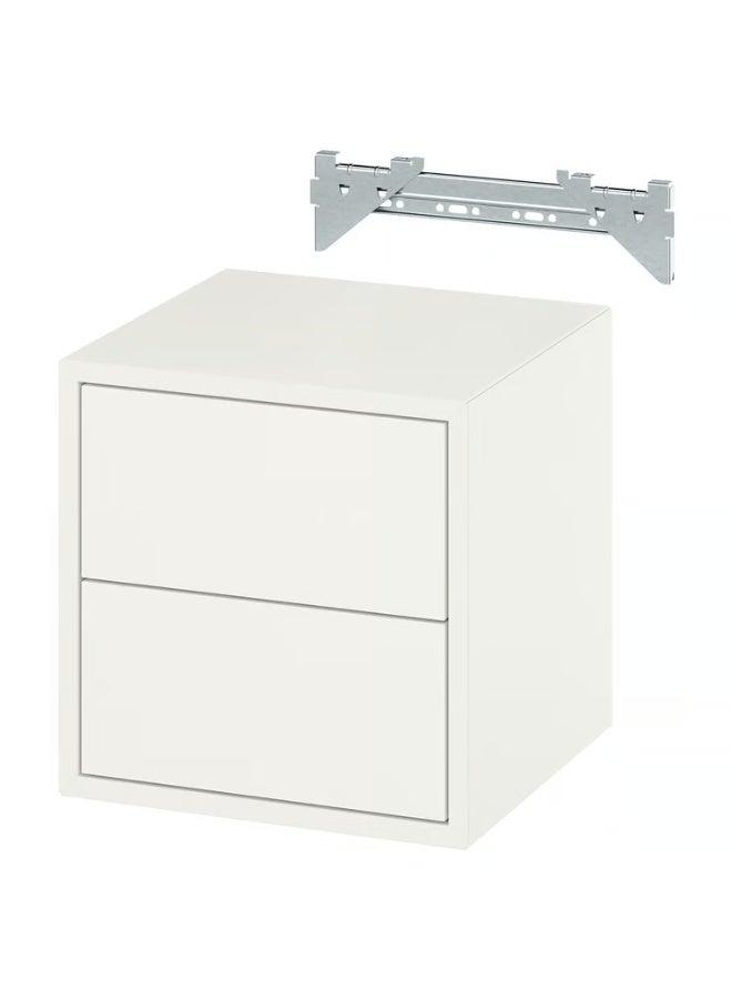 IKEA (IKEA) Wall Cabinet With 2 Drawers White 35x35x35 cm - Image 1