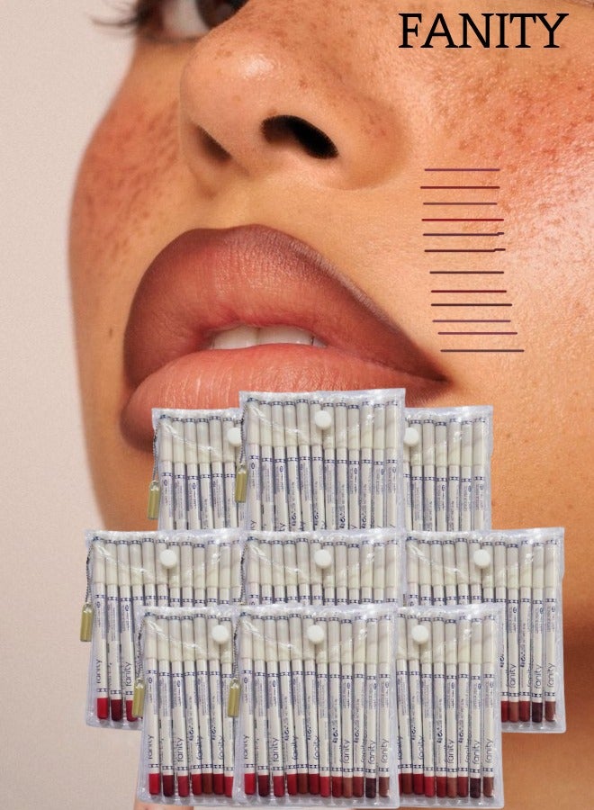 فانيتي 9 قطع مجموعة تحديد الشفاه متعددة الألوان - Image 1