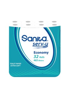 Sanita Extra Soft Toilet Paper - 32 Rolls 
