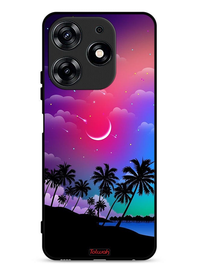 Tolwak Tecno Spark 10 Pro 4G Protective Case Cover Moon In Night Art - Image 1
