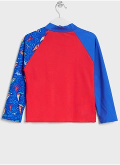 speedo Kids Digital Rash Top  - Image 2