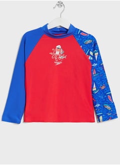 speedo Kids Digital Rash Top  - Image 1
