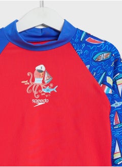 speedo Kids Digital Rash Top  - Image 3