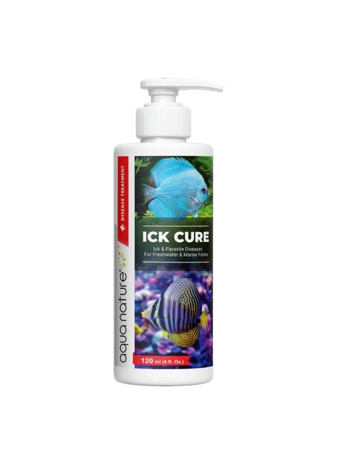 AquaNature Ick Cure Disease Treatment 120ml - Image 1