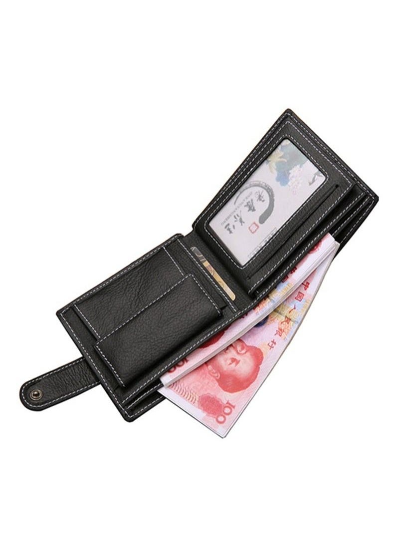 Generic - Bi-Fold Leather Wallet Black - Image 1