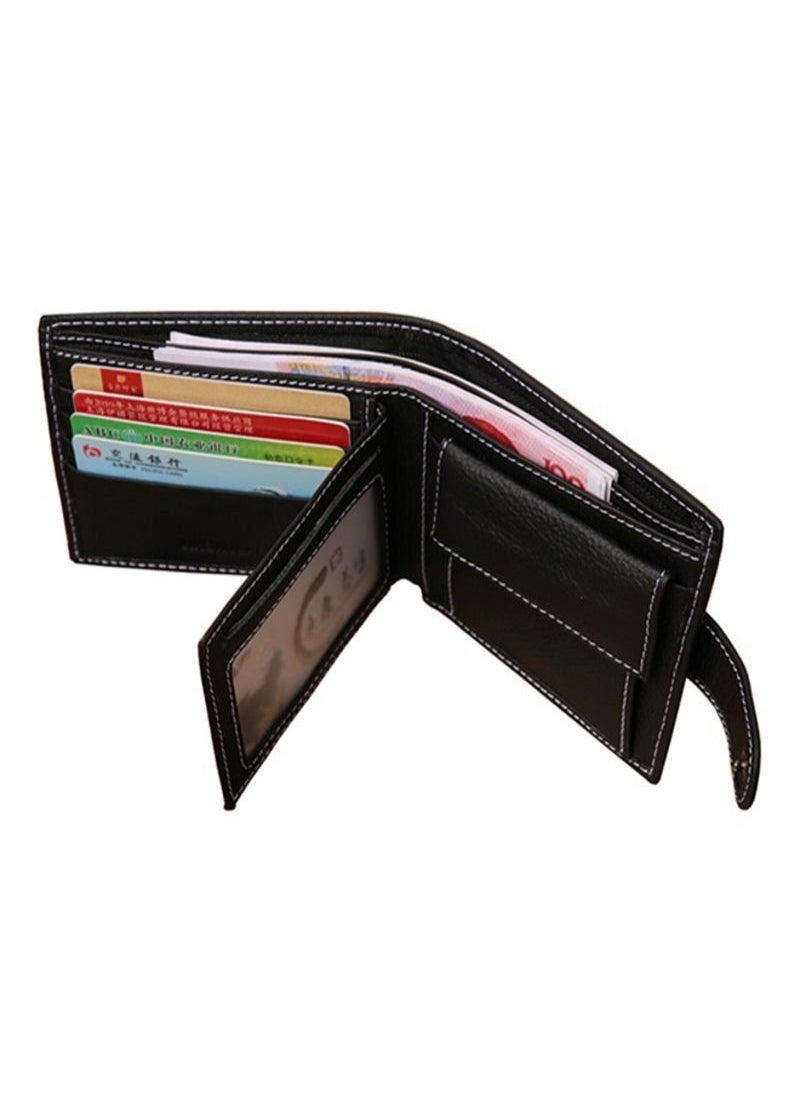 Generic - Bi-Fold Leather Wallet Black - Image 1