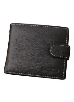 Bi-Fold Leather Wallet Black