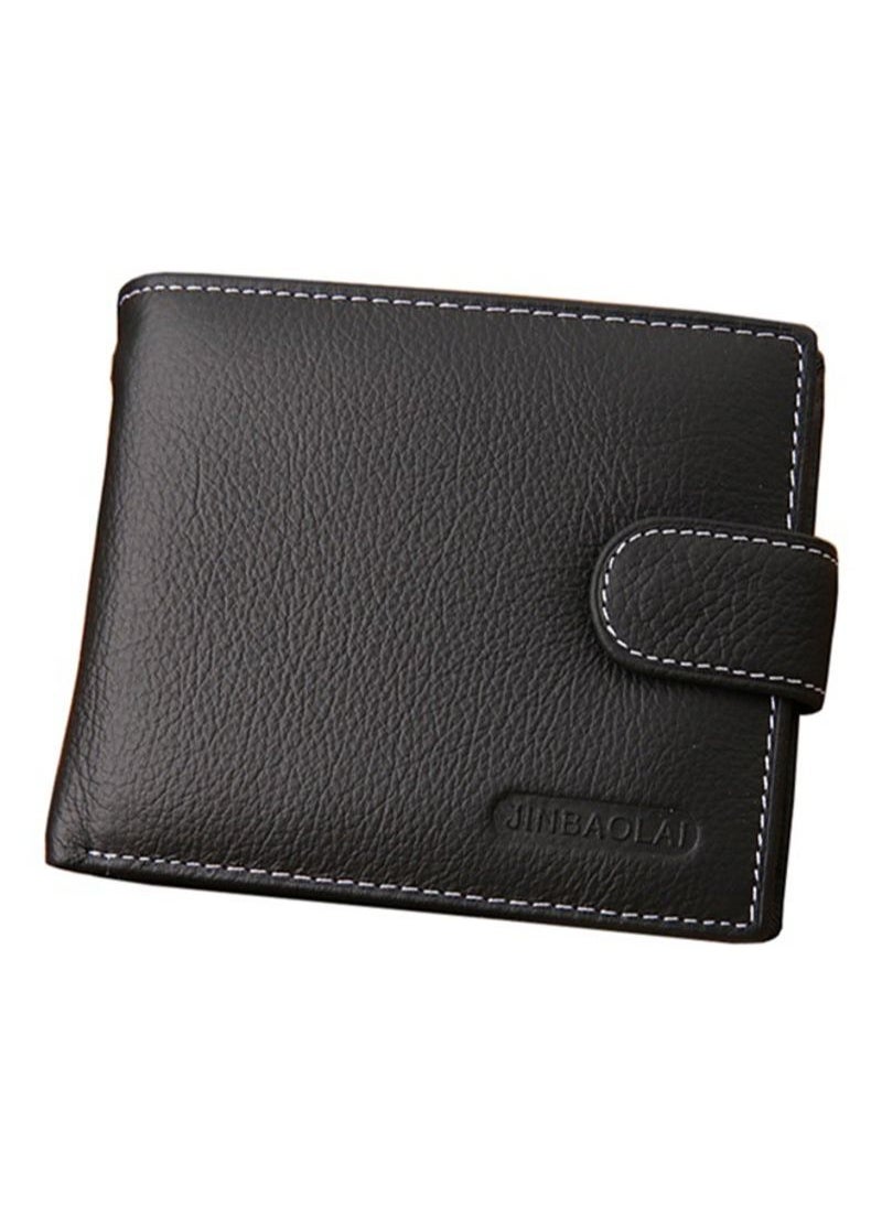 Generic - Bi-Fold Leather Wallet Black - Image 1