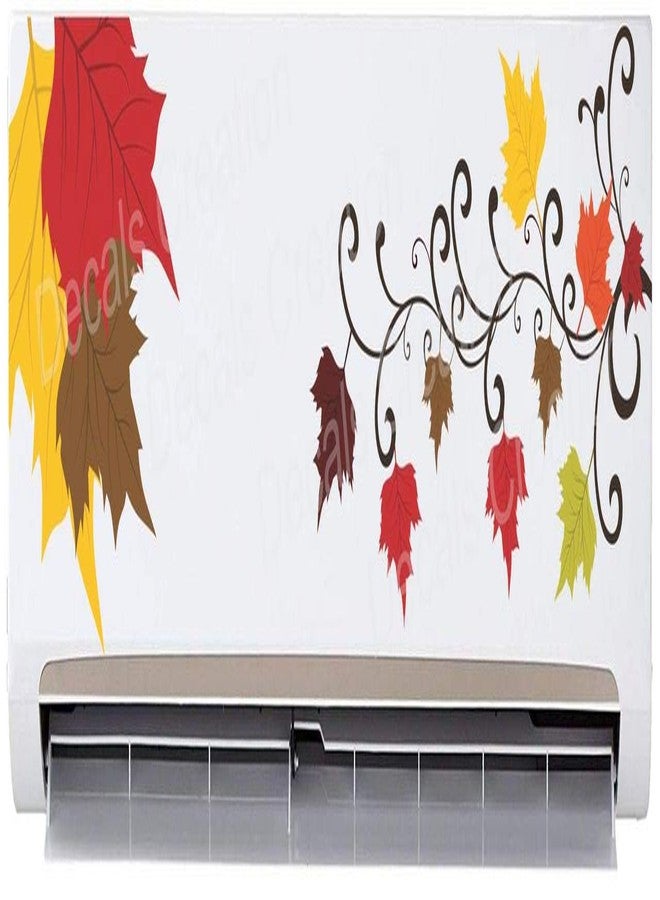 Decals Creation™ AC Sticker Wall Sticker Split Ac Stickers Air Conditioner Sticker Standard Size - Image 1