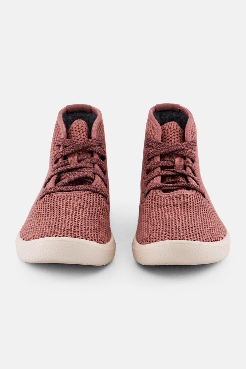 Allbirds Women Tree Topper Harvest Lace Up Casual Shoes, Dark Mauve - Image 4