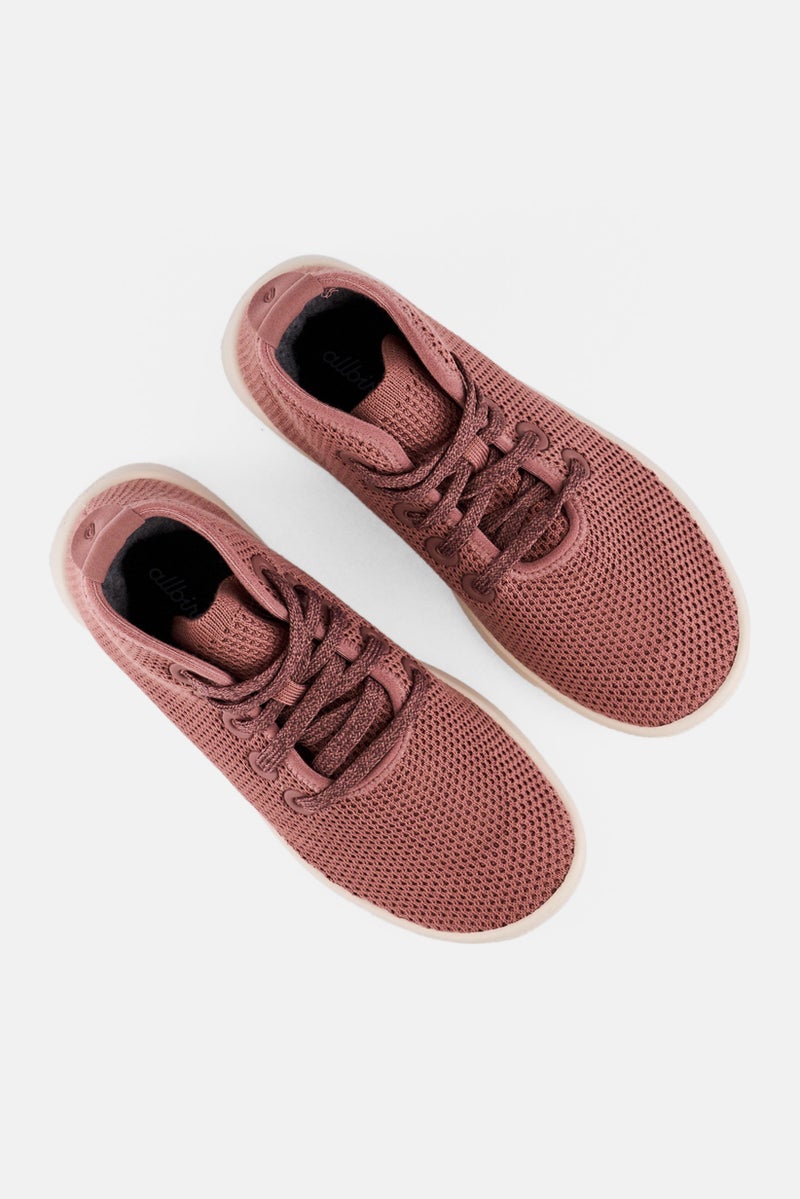 Allbirds Women Tree Topper Harvest Lace Up Casual Shoes, Dark Mauve - Image 3