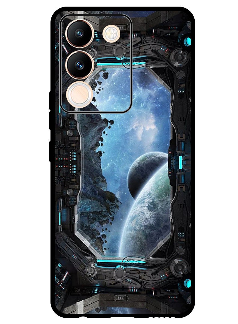 Theodor Protective Case Anti Scratch Shock Proof Bumper Cover For Vivo Y200 Space View - Image 1
