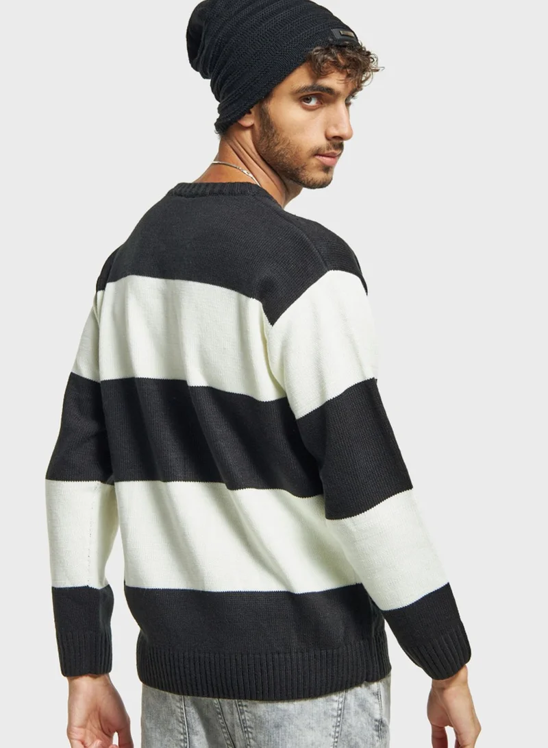SP Characters Color Block Sweater