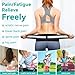 cybryeh Lightweight Back Brace for Lower Back Pain Under Clothes Relief from Sciatica Hip and Spine Pain Breathable Adjustable Lumbar Support Belt for Home Work and Exercise Suitable for WomenMen - Image 4