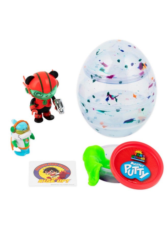 Ryan's World Ryan’s World Mini Mystery Egg, Includes 4 Surprise Mystery Toys Inside, Official Ryan’s World Toys for Boys & Girls 3+, Mystery Toys - Image 1