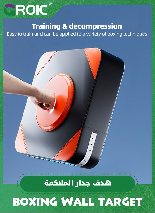 GROIC Wall Boxing Punching Pad with Boxing Straps,Boxing Machine,Wall Punching Pad for Boxing,Boxing Wall Mat,Wall Punching Pad,Punch Wall Target Pad, High Elastic Sponge Bag for Sports Training  - Image 2